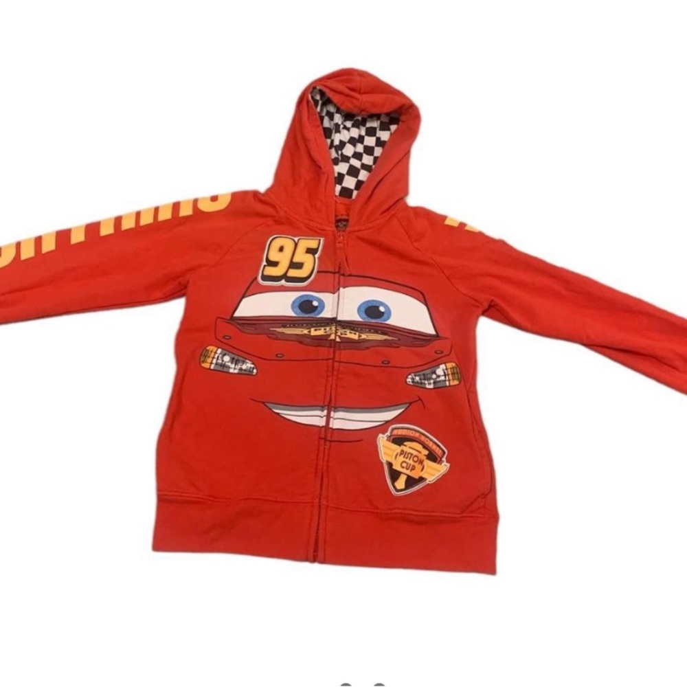 Cars Lightning Macqueen LITTLE BOYS zip up sweater